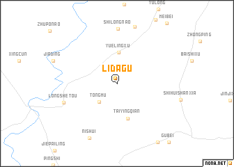 map of Lidagu