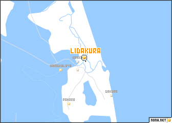 map of Li-Dákura
