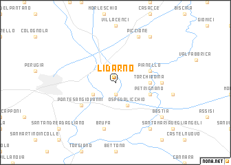 map of Lidarno