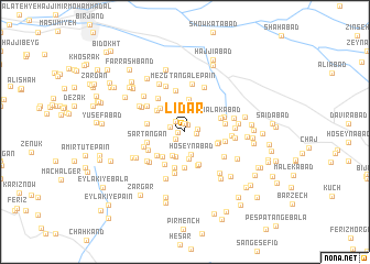 map of Līdar