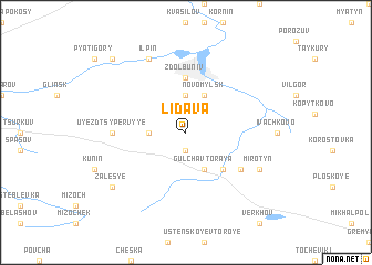 map of Lidava