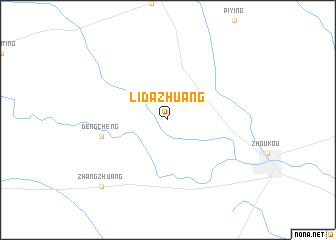 map of Lidazhuang