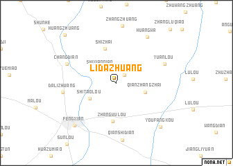 map of Lidazhuang