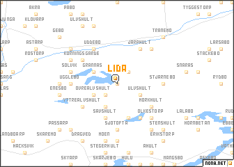 map of Lida