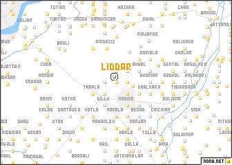 map of Liddar