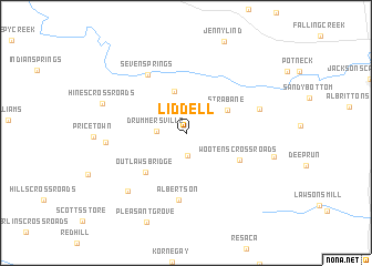 map of Liddell