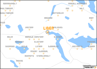 map of Liden