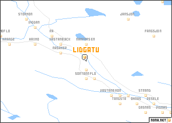 map of Lidgatu