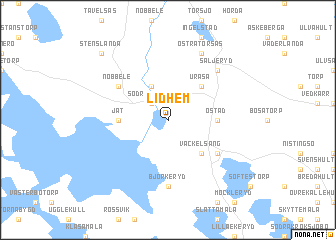 map of Lidhem