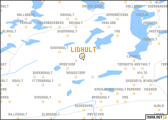 map of Lidhult