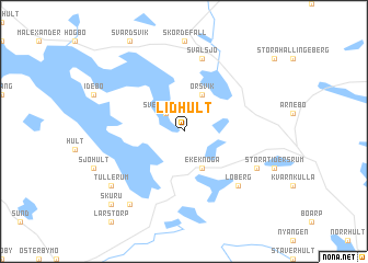 map of Lidhult