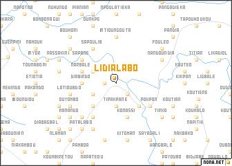 map of Lidialabo