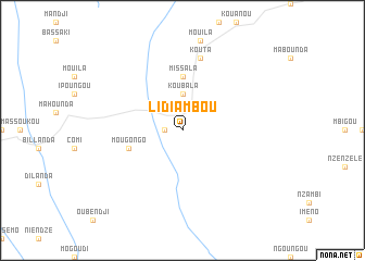 map of Lidiambou