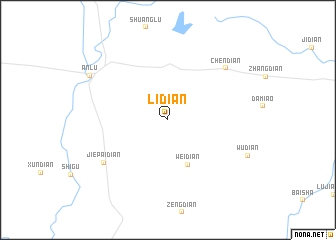 map of Lidian