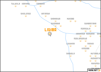 map of Lidiba