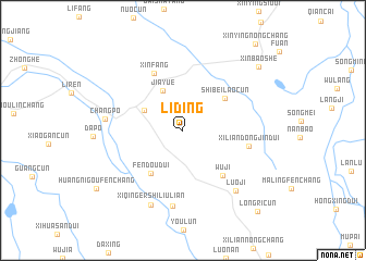 map of Liding