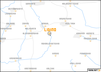 map of Lidino