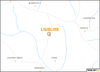 map of Lídio Lima
