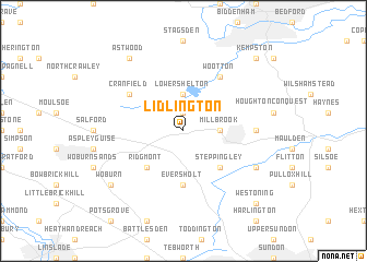 map of Lidlington