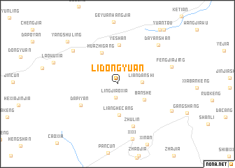 map of Lidongyuan