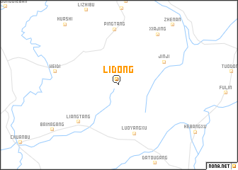 map of Lidong