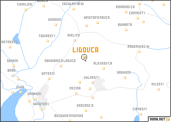 map of Lidovca