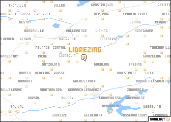 map of Lidrezing