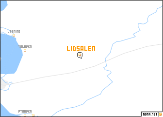 map of Lidsälen