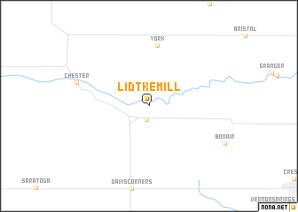 map of Lidtke Mill