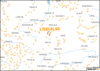 map of Lidulalan