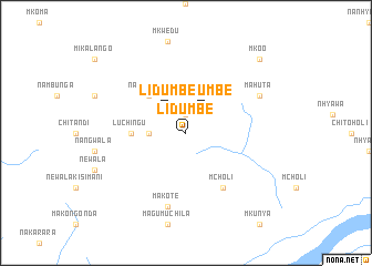 map of Lidumbe
