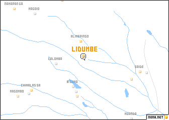 map of Lidumbe