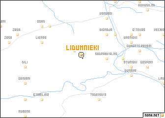 map of Līdumnieki