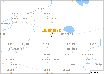 map of Līdumnieki