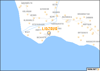 map of Lidzava