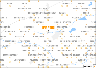 map of Liebenau