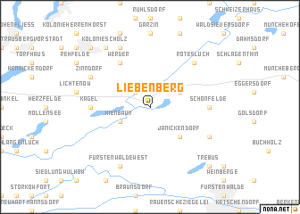 map of Liebenberg