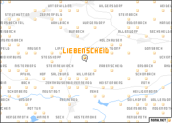 map of Liebenscheid