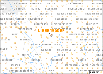 map of Liebensdorf