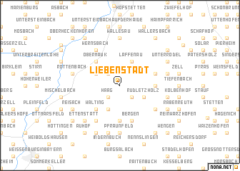 map of Liebenstadt