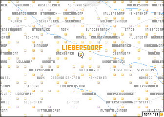 map of Liebersdorf