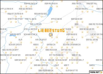 map of Lieberstung