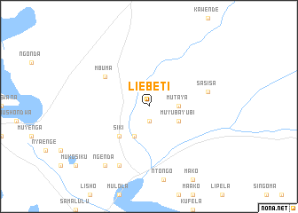 map of Liebeti