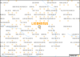 map of Liebhards