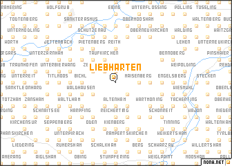 map of Liebharten