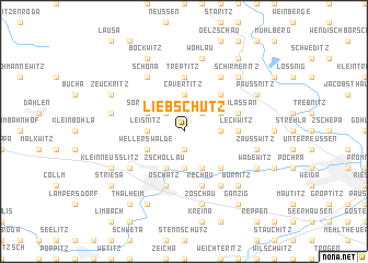 map of Liebschütz