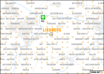 map of Liedberg