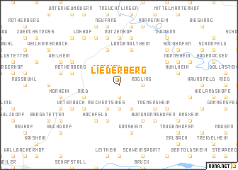 map of Liederberg