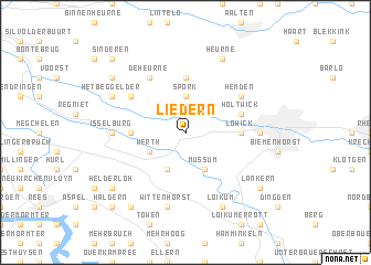 map of Liedern