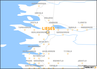 map of Liedes